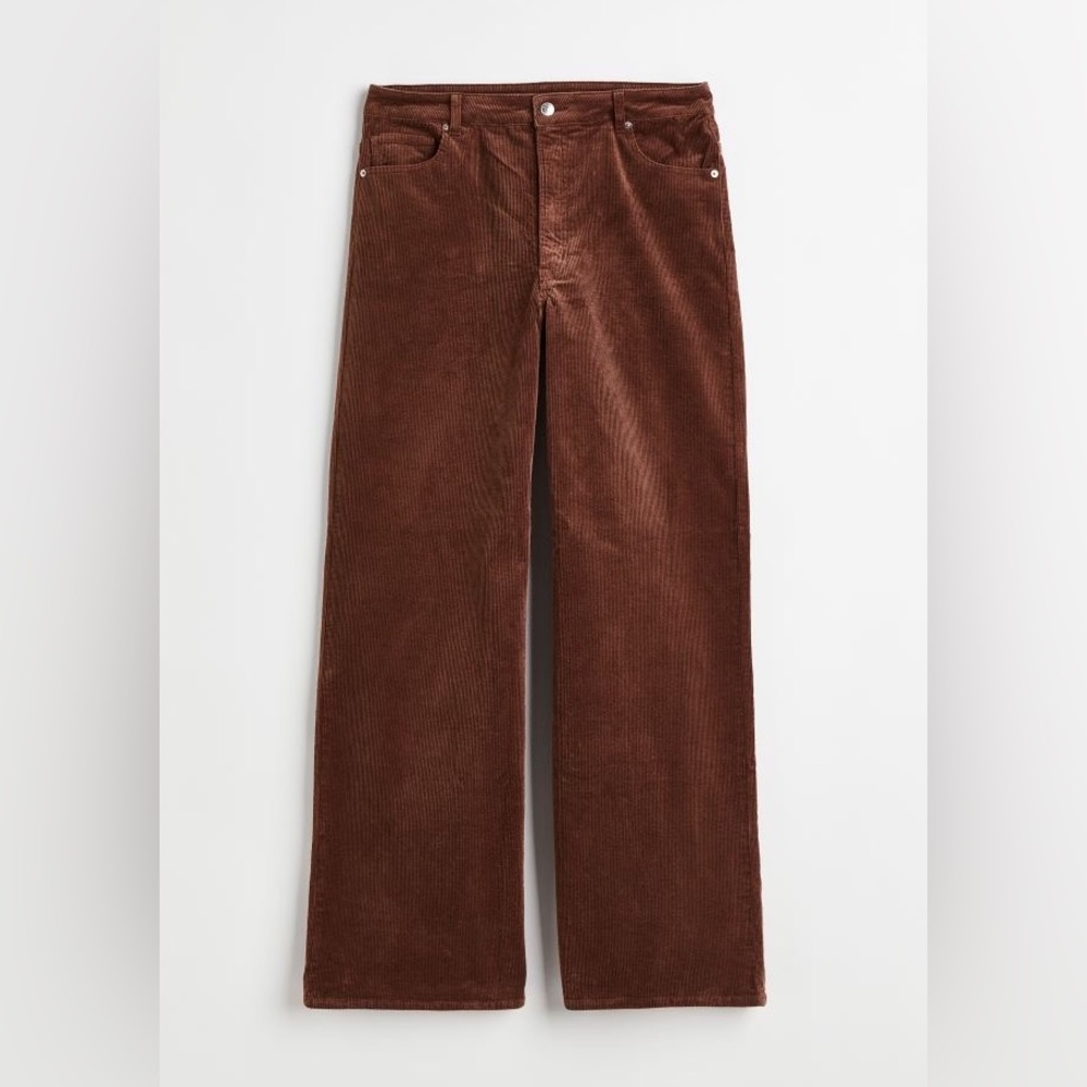 Straight Brown Corduroy Jeans!